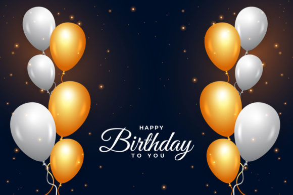 Birthday Gift Card with Dark Background: A Modern Graphic Design Asset for Content Creators