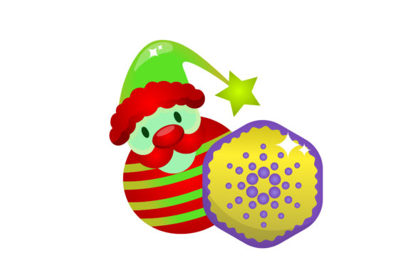 Cardano Christmas Santa Decoration Art – A Premium Graphic Design Freebie