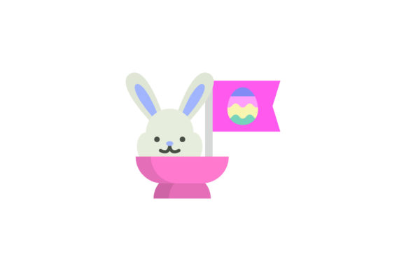 Easter Cute Icon Rabbit: A Versatile Graphic Design Asset for Digital Sellers
