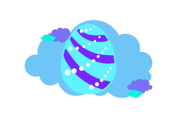 Easter Decoration Icons Cloud – A Versatile Graphic Design Freebie for Crafters