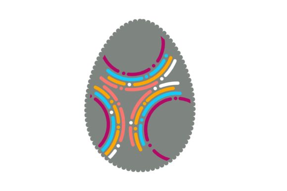 Easter Egg Style Design Jagged – A Graphics Freebie with Commercial Potential