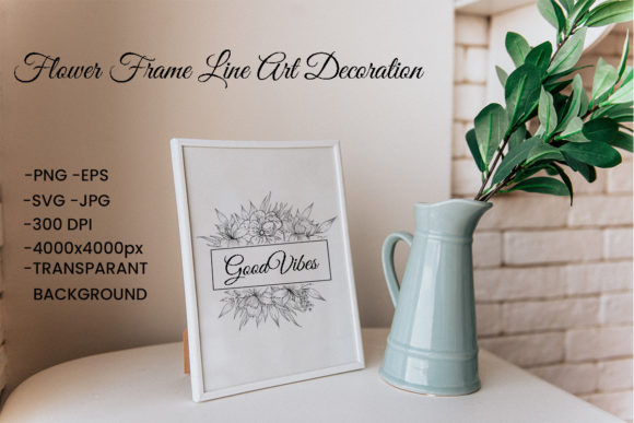 Floral Frame Line Art Embroidery Design Review