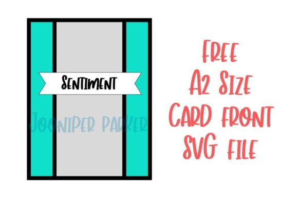Free A2 Size Card Front SVG File for Crafts and Graphics