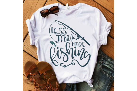 Less Talk, More Fishing: A Versatile Graphic Design Asset for Crafters