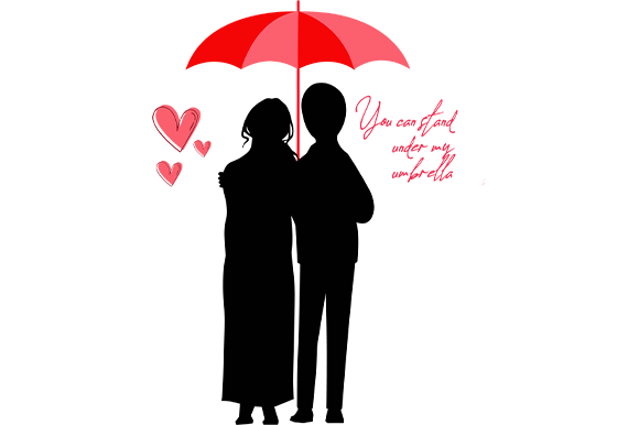 Lovers Umbrella Graphics – A Freebie That Elevates Handmade Creations