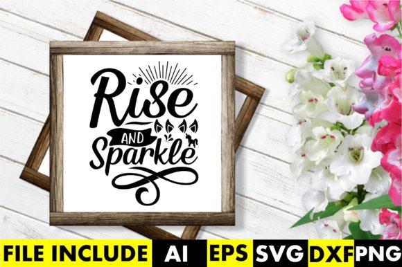 Rise and Sparkle Graphics: A Versatile Design Asset for Local Business Branding