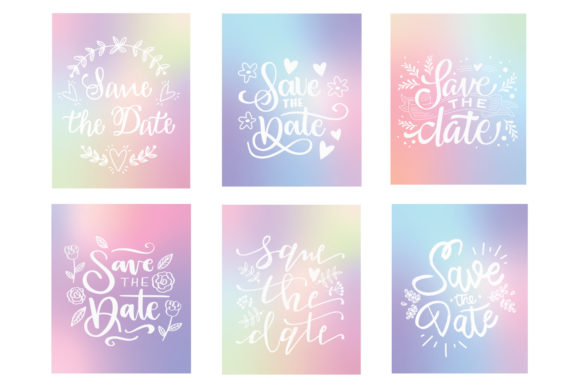 Save the Date Lettering Collection: A Versatile Graphic Freebie for Small Business Branding