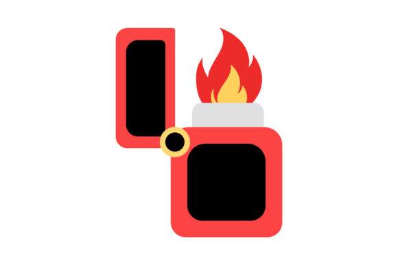 Travel Icon Lighter Design Creative Art: A Graphics Freebie for Polished Content