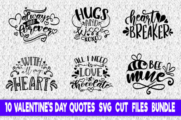Valentine’s Day Quotes: A Versatile Graphic Design Asset for Crafts and Marketing